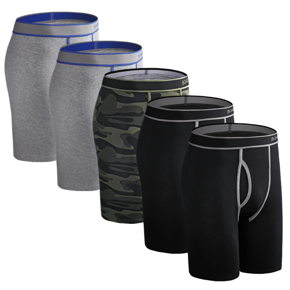 Long Boxer Briefs 5-Pack