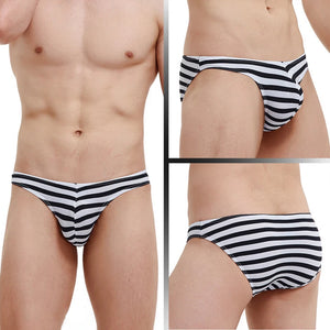 High Cut Striped Briefs