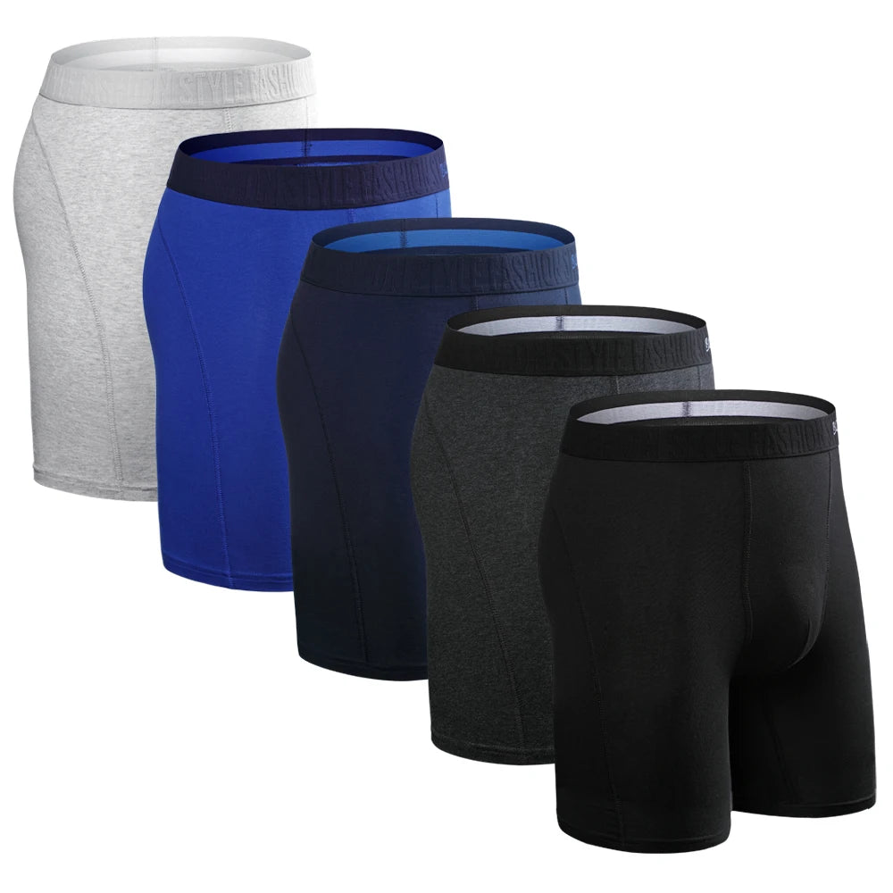 Long Boxer Briefs 5-Pack