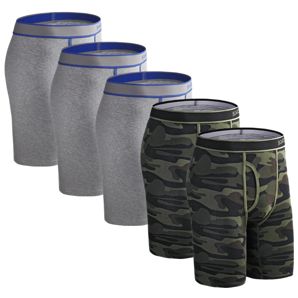 Long Boxer Briefs 5-Pack