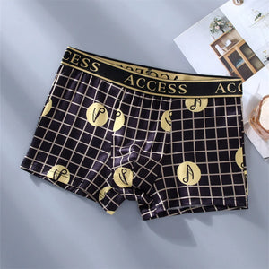 Black & Gold Printed Trunks 5-Pack