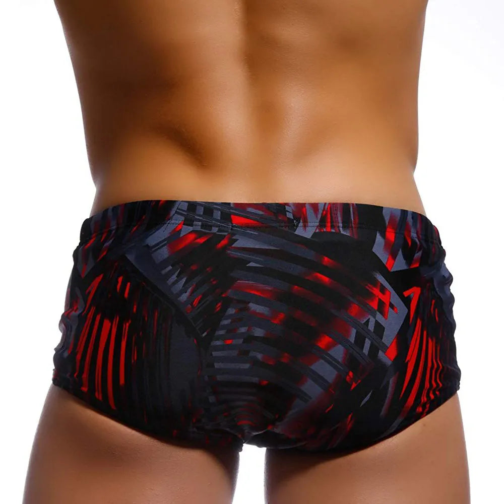 Black Web Swim Trunks w/ Cup Option