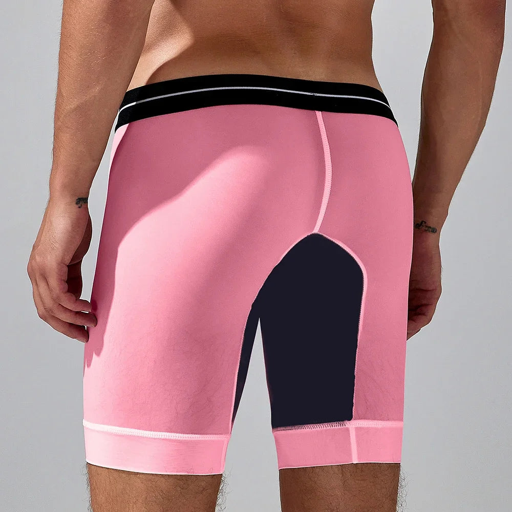 Two Tone Long Boxer Briefs