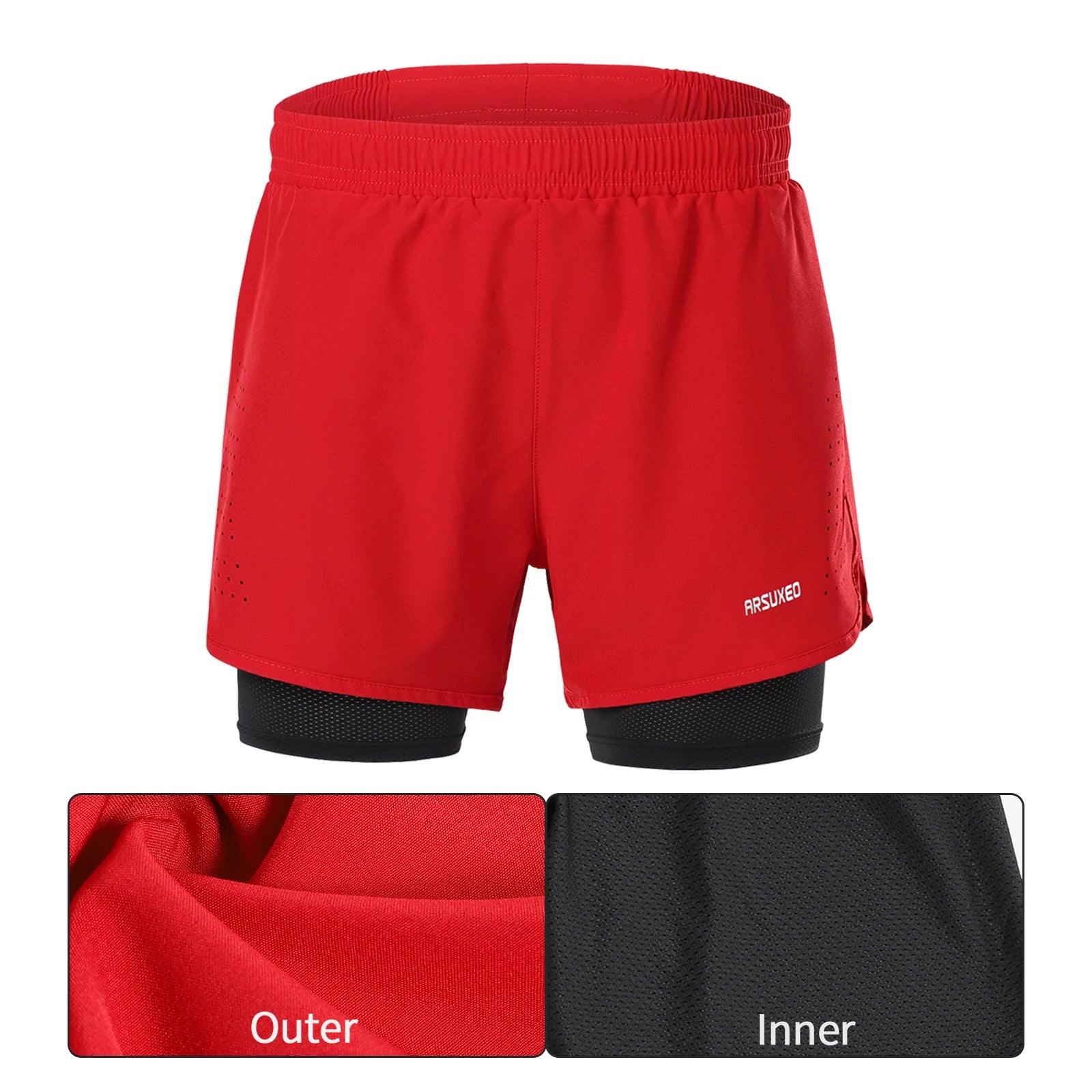 Layered Gym Shorts