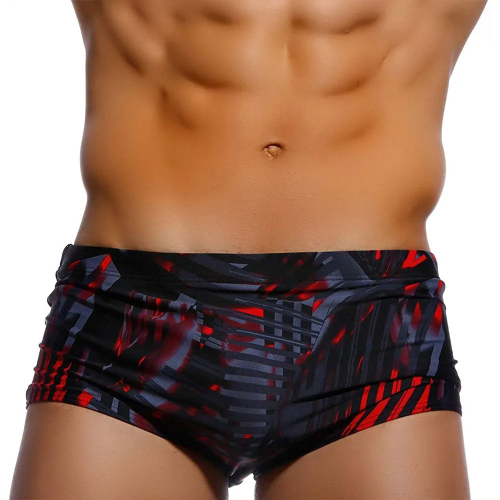 Black Web Swim Trunks w/ Cup Option