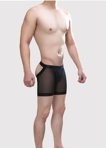 Sheer Backless Boxer Briefs