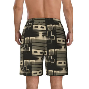 Gamer Print Swim Shorts