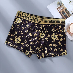 Black & Gold Printed Trunks 5-Pack