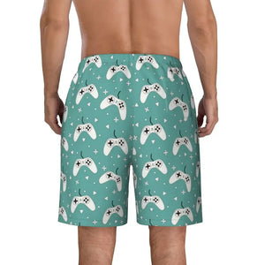 Gamer Print Swim Shorts