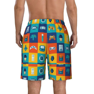 Gamer Print Swim Shorts