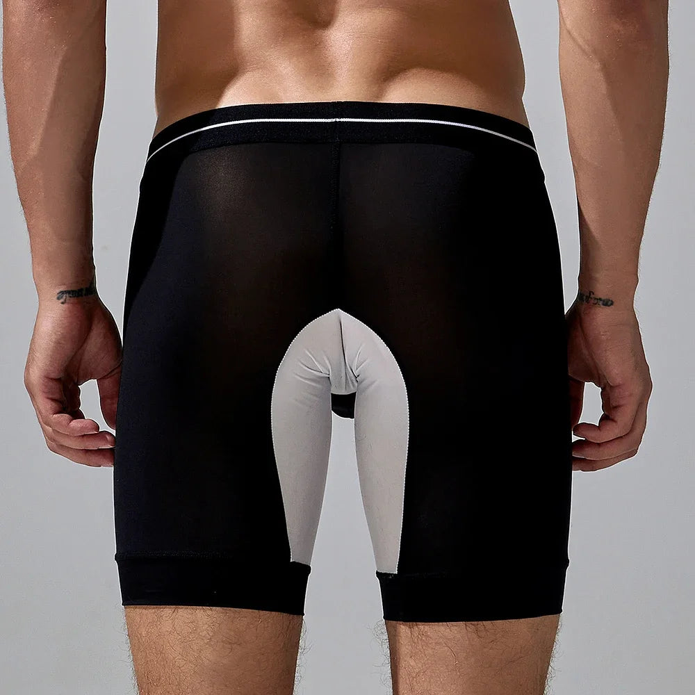 Two Tone Long Boxer Briefs