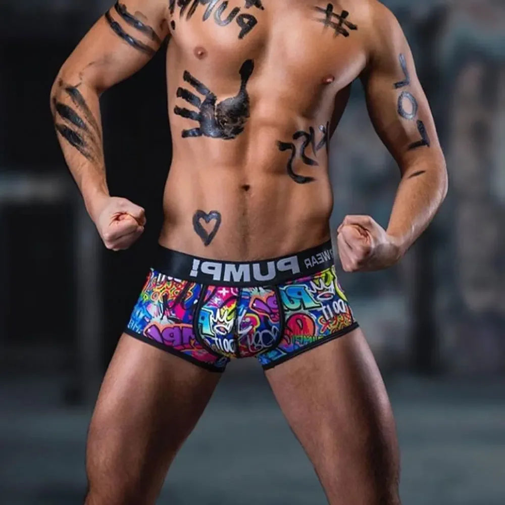 Graffiti Print Trunks