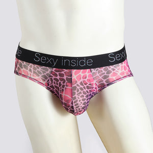 Printed See-Through Briefs