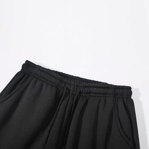 Black Fleece-Lined Sweatpants