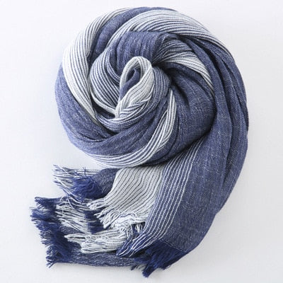 Two Tone Striped Scarf