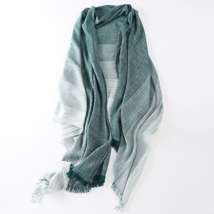 Two Tone Striped Scarf