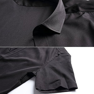 Bamboo Fiber Short Sleeve Collar Shirt