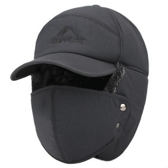 Thermal Bomber Cap with Face Shield