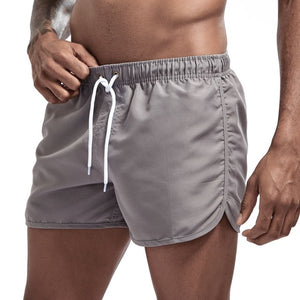 Solid Color Swim Shorts