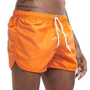 Solid Color Swim Shorts