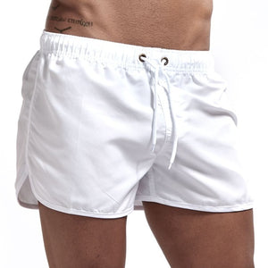 Solid Color Swim Shorts