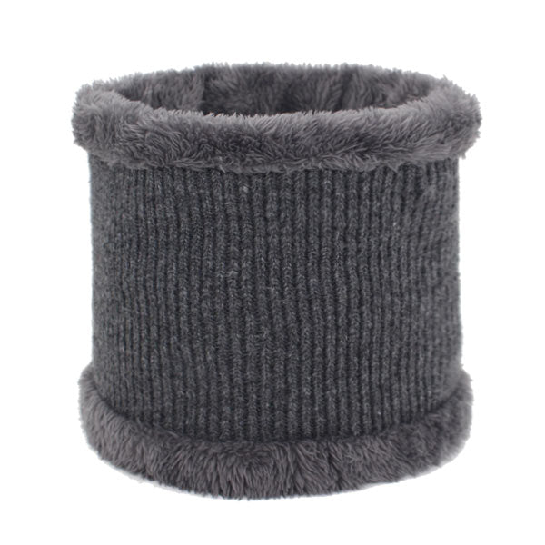 Knitted Beanie Hat and Neck Warmer