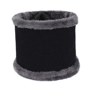 Knitted Beanie Hat and Neck Warmer