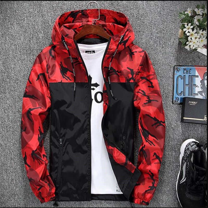 Printed Lightweight Windbreaker