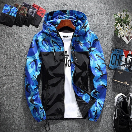 Printed Lightweight Windbreaker