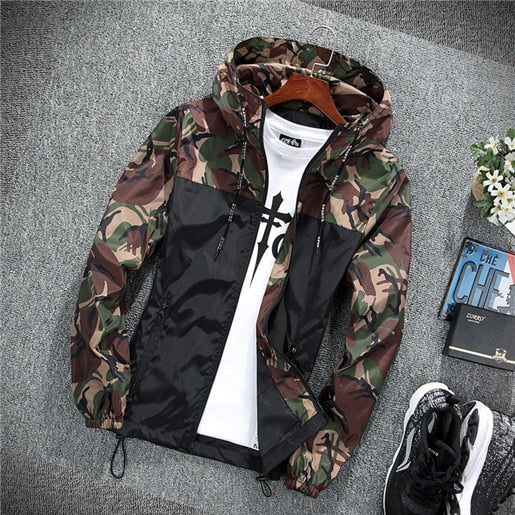 Printed Lightweight Windbreaker