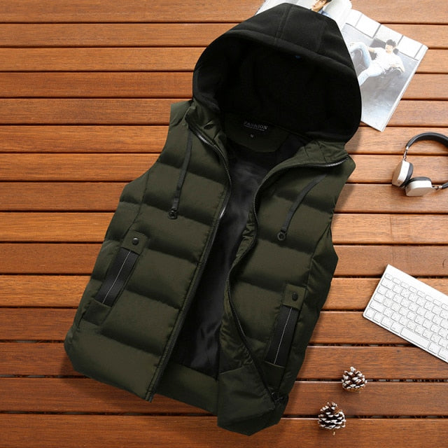 Water Resistant Hooded Vest