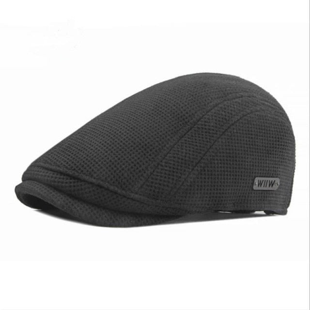 Thick Knit Newsboy Cap