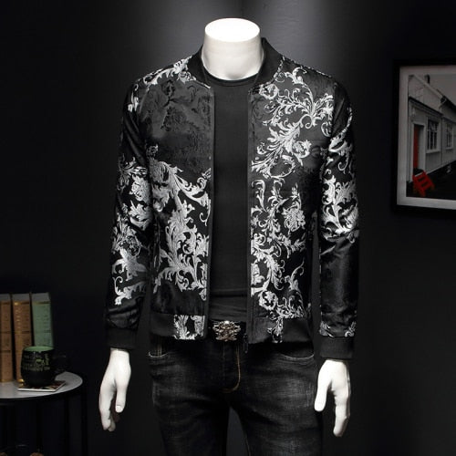 Printed Bomber Jacket