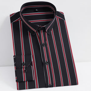 No-Iron Striped or Solid Dress Shirt