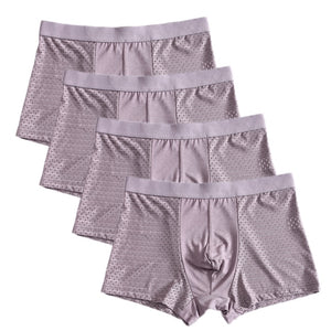 Bamboo Fiber Boxer Trunks Set (4 pc)