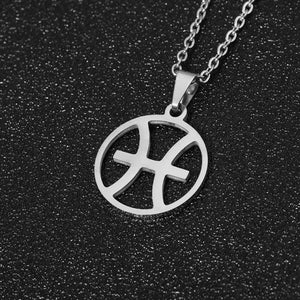 Stainless Steel Zodiac Sign Necklace