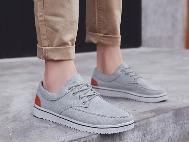 Hemp Canvas Lace Up Shoes