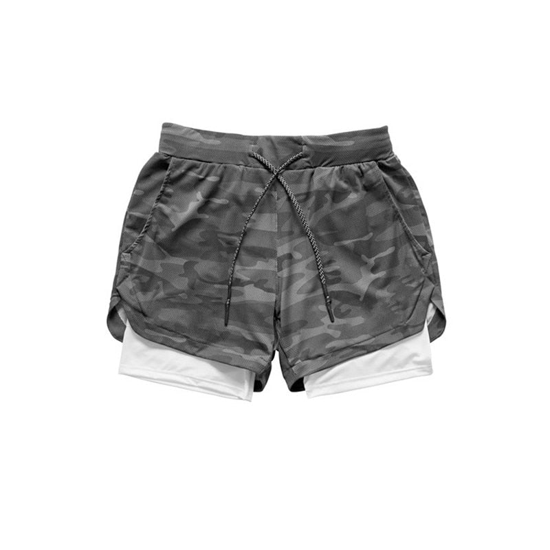 Layered Gym Shorts