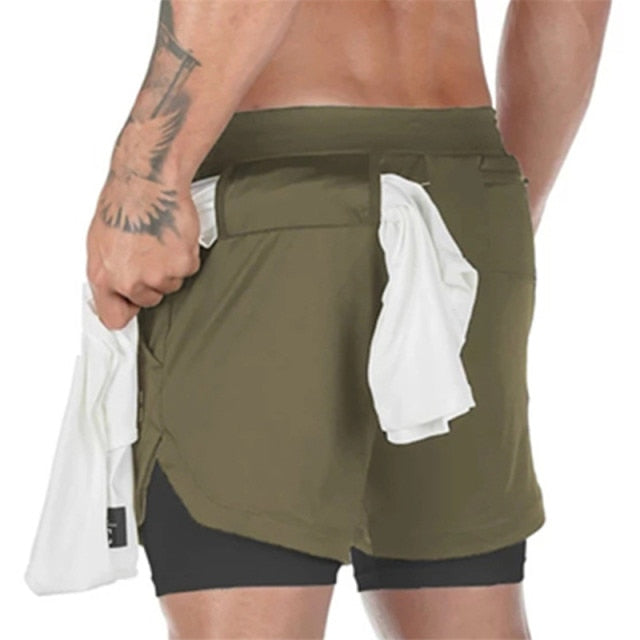 Layered Gym Shorts