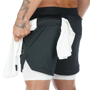 Layered Gym Shorts