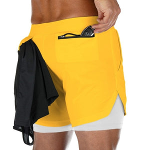 Layered Gym Shorts