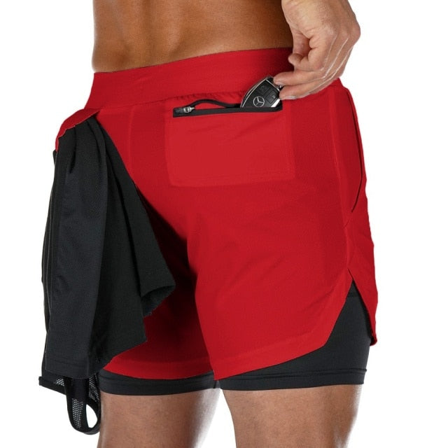 Layered Gym Shorts