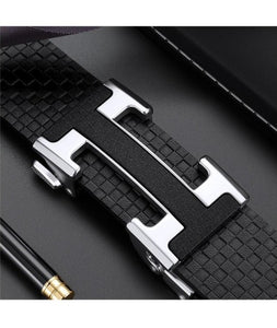 Auto Buckle Leather Belt