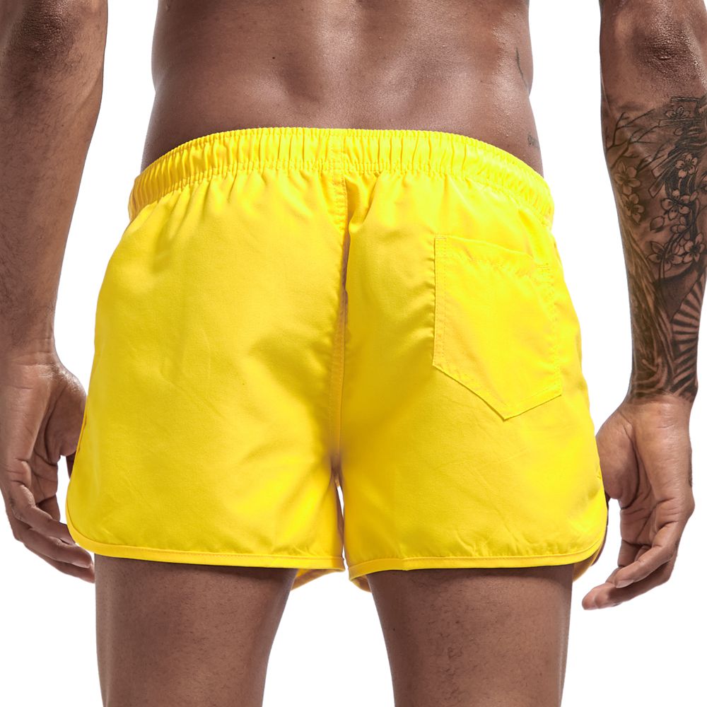 Solid Color Swim Shorts