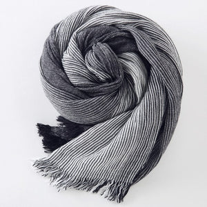 Two Tone Striped Scarf