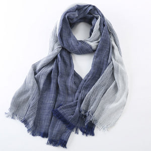 Two Tone Striped Scarf